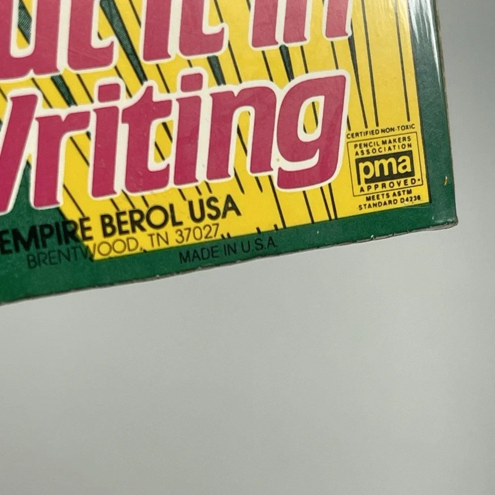Vintage Empire Berol USA 10 Pack No.2 Medium Non Toxic Pencils Put It in Writing